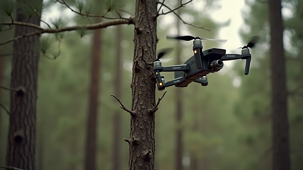 How to Retrieve a Drone Stuck in a Pine Tree Without Snapping Props